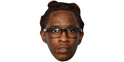 young thug face mask